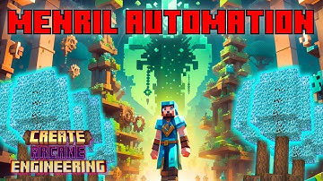 Menril Tree Automation with Create Mod - Create Arcane Engineering Episode 2!