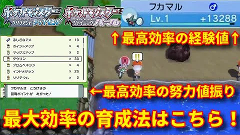 ポケモンbdsp 努力値 経験値稼ぎの効率的な方法はこちら ダイパリメイク 努力値 経験値稼ぎ Mp3