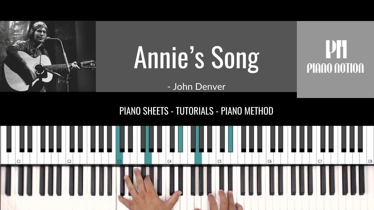 Annie’s Song - John Denver (Sheet Music - Piano Solo - Piano Cover - Tutorial)