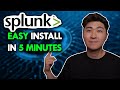 How to install splunk in 5 minutes plus practice data  cyber security