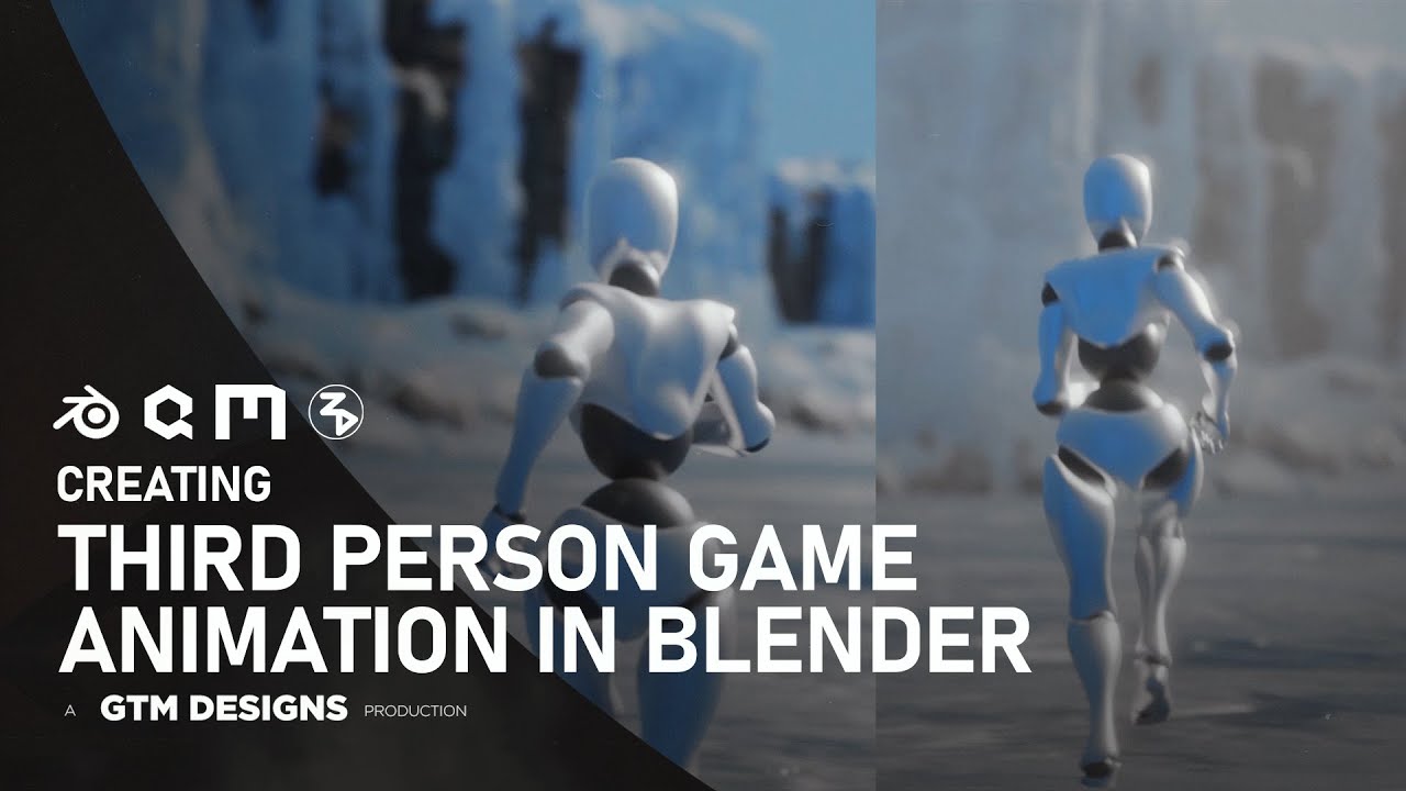 Game - Third Person Animation in Blender | GTMDesigns - YouTube