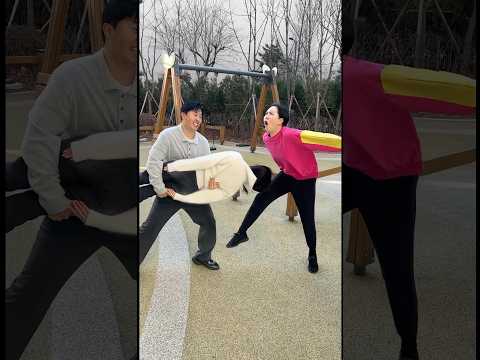 신년맞이 개그맨선배와 놀이터에서 몸으로말하기 4탄
