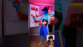 Eat Like a Pro: Daddy Long Legs Style! 🍽️ | 123 GO! Reacts #Shorts