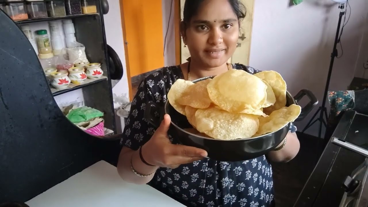 ಸಂಡೇ ಸ್ಪೆಷಲ್ ಪೂರಿ ಮತ್ತು ಸ್ವೀಟ್ ಚಟ್ನಿ 🥪🥪🥪🌮🌮