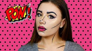 GLAM POP ART HALLOWEEN MAKEUP TUTORIAL screenshot 2