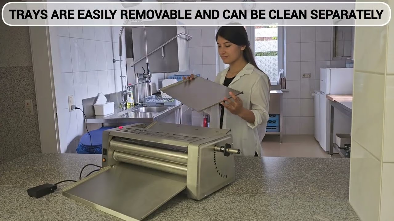 Electric Dough Sheeer BeFav for home use and cafe, Dough Roller Machine, Fondant Pastry Pasta Sheet