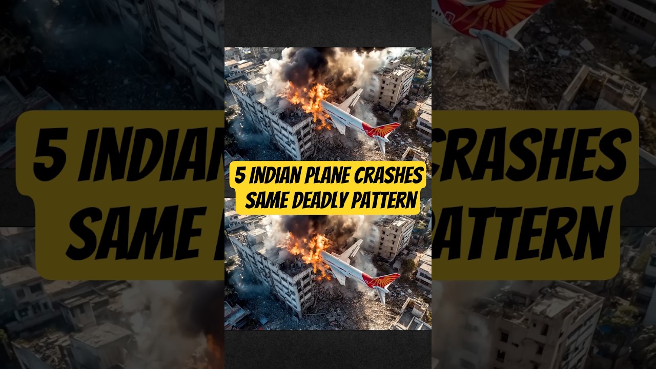 5 Indian Plane Crashes Same Deadly Pattern