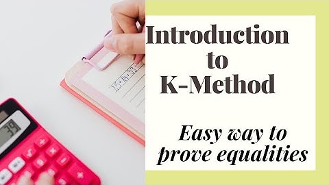 Introduction to K-Method | How to find Ratio & Proportion using k-method |  K-Method| |Mathemethods|