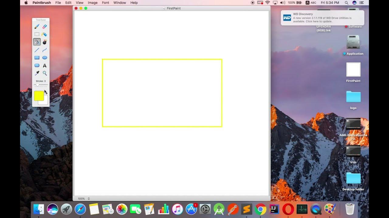MS Paint for MAC Paintbrush Easy photo editing tool for MAC YouTube