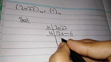 Decimal to hexadecimal conversion (2022) decimal to hexadecimal conversion (Urdu/Hindi)