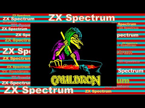Ретро игры из детства / Cauldron - прохождение старой игры zx spectrum