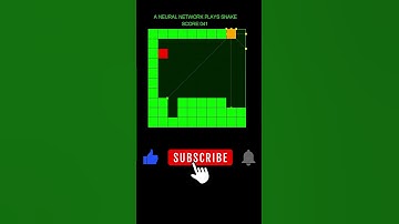 A.I learns Snake #ai  #algorithm #neuralnetworks