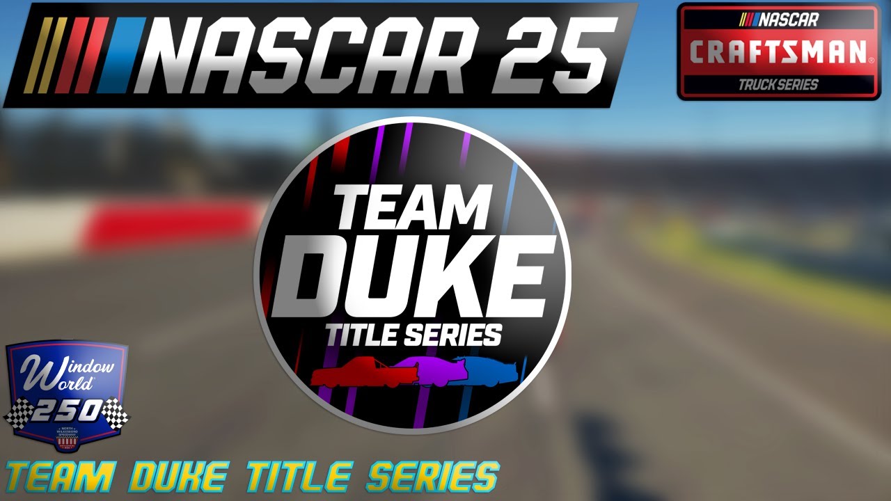 GOOD OLD SHORT TRACK RACING! -NASCAR '25 Team Duke Title Series Race 8: CTS North Wilkesboro