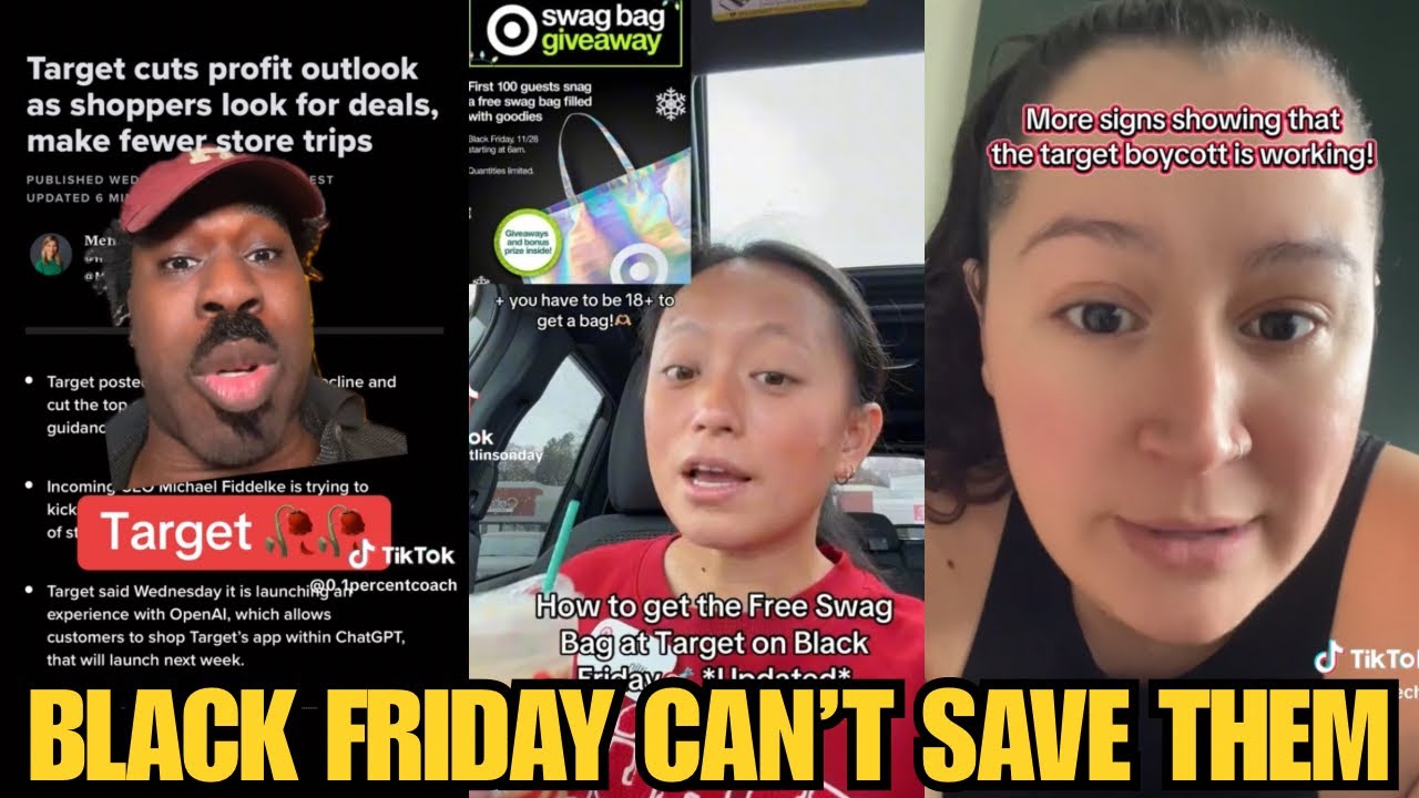 TARGET BOYCOTT UPDATE: Making Desperate Attempts to Get Customers - Black Friday Swag Bags & More