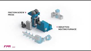 FPM brass hot forging line for fashion accessories production (auguri natale)