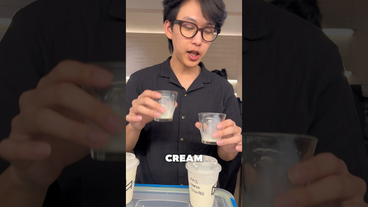 nyobain freeze distilled milk! 