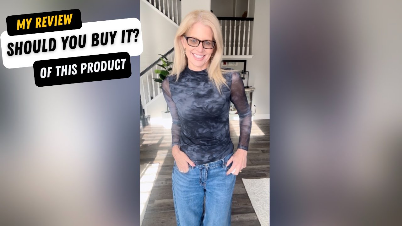 ✨ Zeagoo Mesh Mock Neck Top | Chic, Flattering & So Versatile ✨