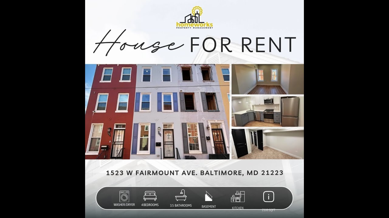 1523 W FAIRMOUNT AVE. - HOUSE FOR RENT.mp4