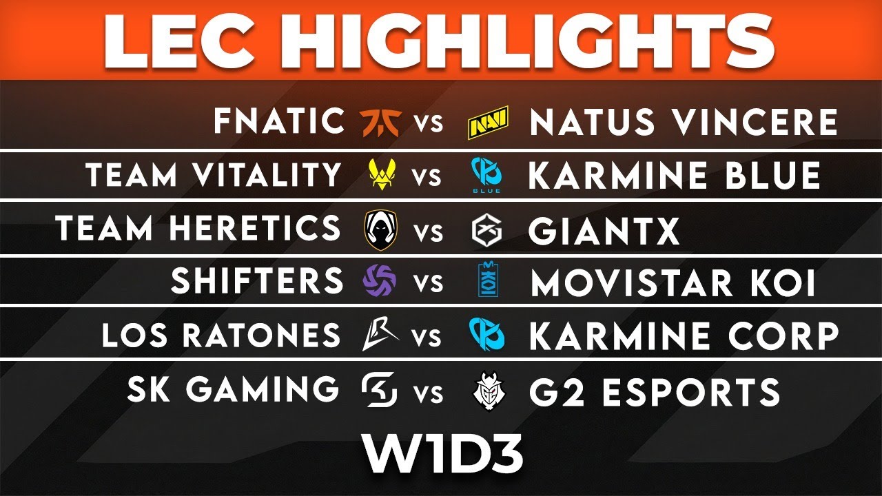 LEC Highlights ALL GAMES Week 1 Day 3 | LEC 2026 Versus by Onivia