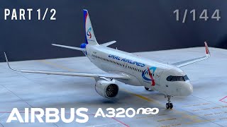 : C  A320Neo Ural Airlines ( 1/2), 1/144,  (English subs) @BigScale #a320neo