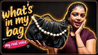 ASMR What’s In My Bags ? | My Real Voice 👜😱