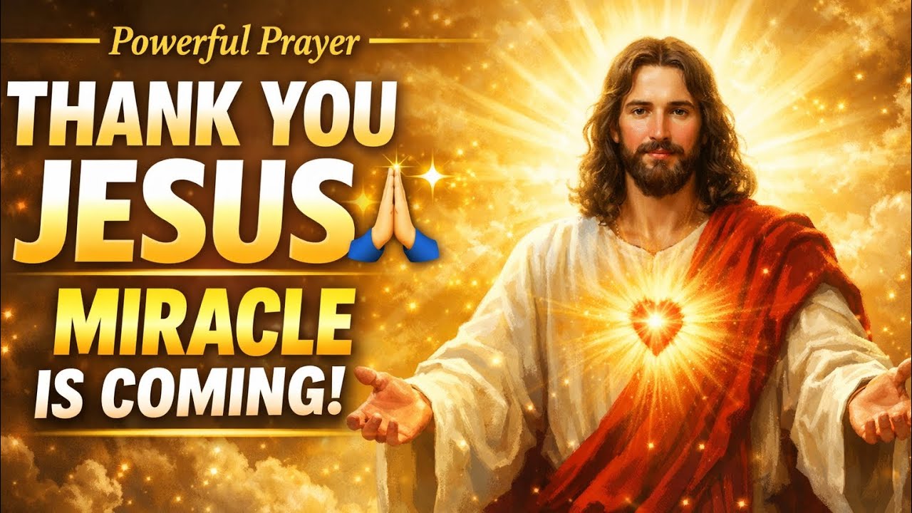 Thank You Jesus | Powerful Gratitude Prayer for Miracles & Breakthrough ...