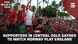LIVE | Supporters in central Oslo gather to watch Norway play England | ZO1U