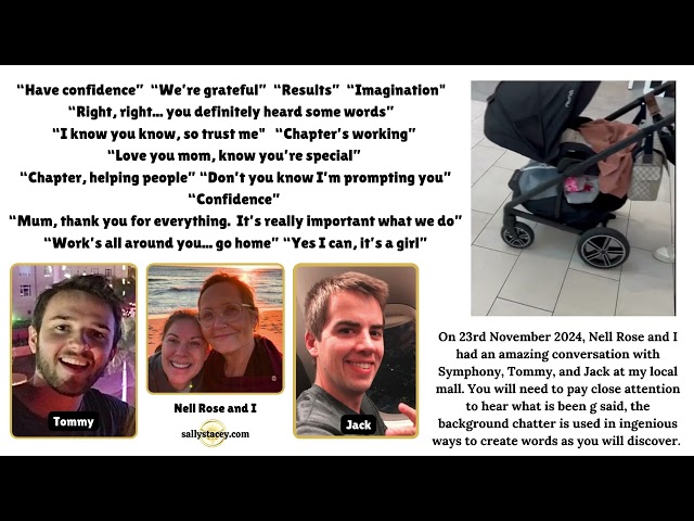 Symphony, Tommy and Jack All Interact Vocally at the Mall