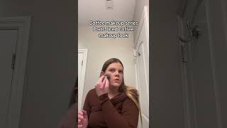 Coffee makeup series Part 3 iced coffee makeup look