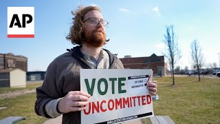 'Uncommitted' wins 2 Democratic delegates in Michigan, a victory for Biden's anti-war opponents