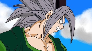 DRAGON BALL AF FAN ANIMACIÓN GOKU SE TRANSFORMA EN SUPER SAIYAJIN 5 #flipaclip 