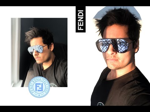FENDI | 'Fabulous' Shield Sunglasses - YouTube