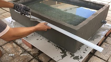 Make fish tank, waterfalls with Styrofoam box (31.10.2020) 😍 Làm hồ cá và thác nước bằng thùng xốp