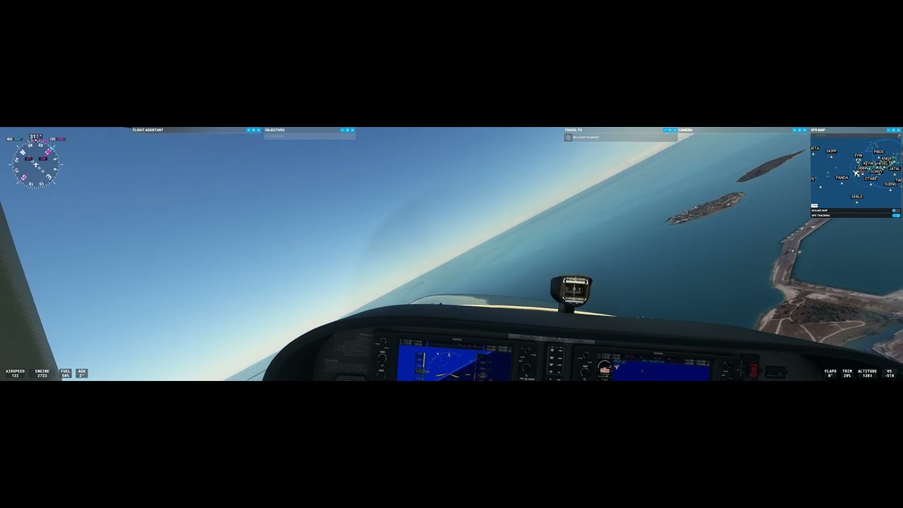 Cessna 172 Skyhawk - Key West, FL - Microsoft Flight Simulator - YouTube