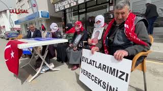 Muştaki Evlat Nöbeti Birinci Yılında