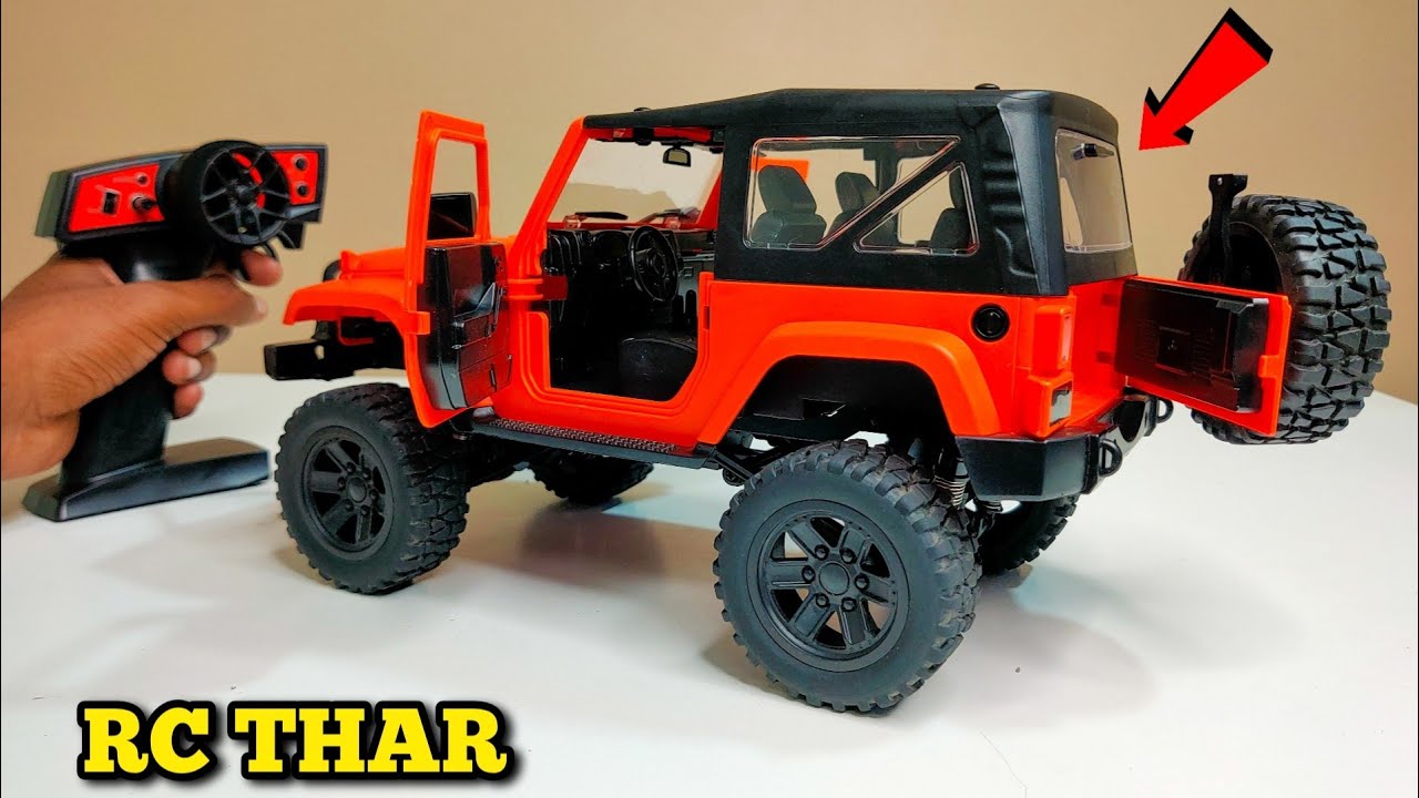 RC Thar Jeep Simulation 4X4 Model Car Unboxing & Testing – Chatpat toy tv -  YouTube