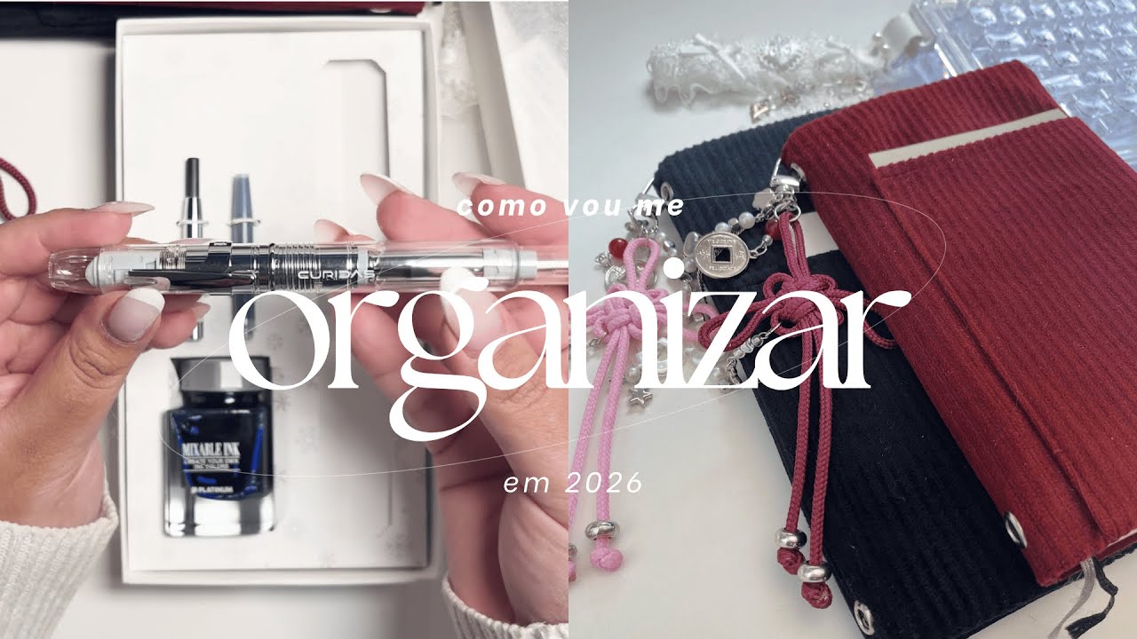 Como Vou Me Organizar em 2026 | Hobonichi Weeks + Sterling Ink A5