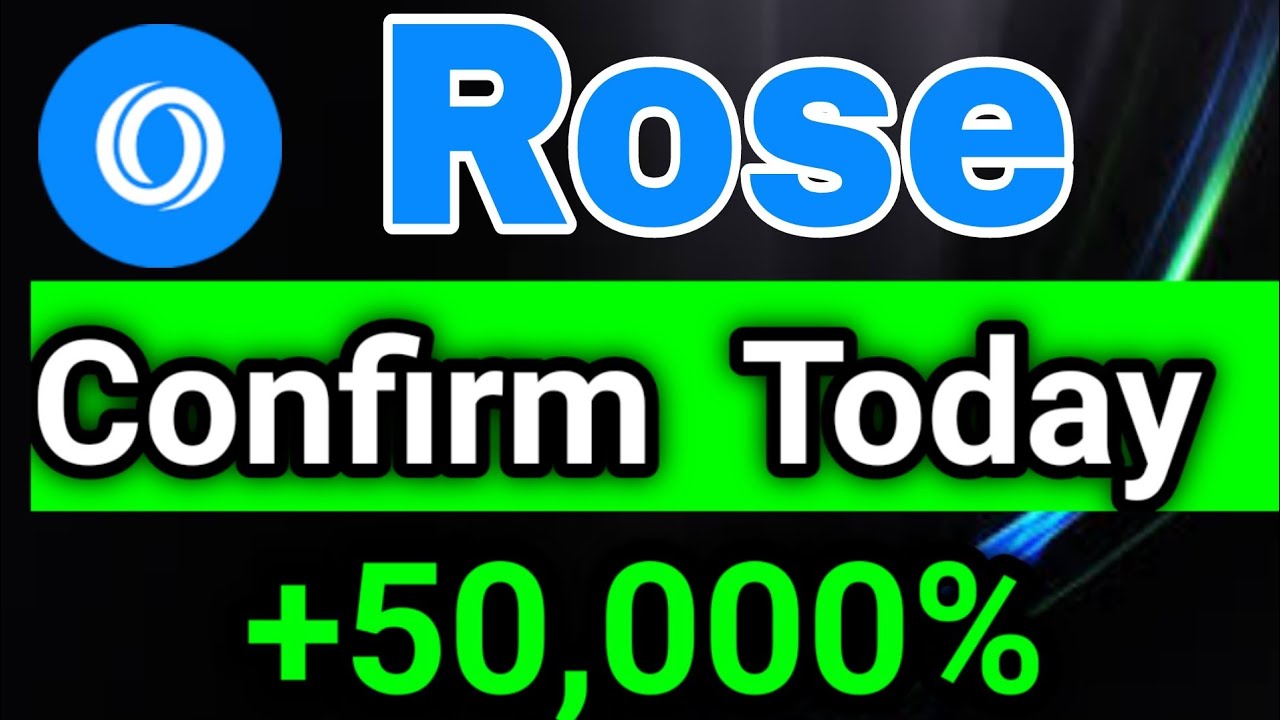 Rose Oasis Network Price Prediction! Rose News Today! Crypto Market Update