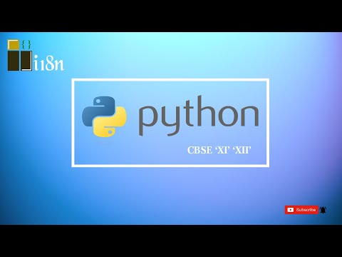 CBSE Computer Science (New) Class XI Python- List