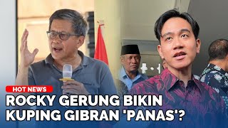 Beraninya Rocky Gerung sentil Program Lapor Mas Wapres Bisa Bisa Bikin panas Kuping Gibran