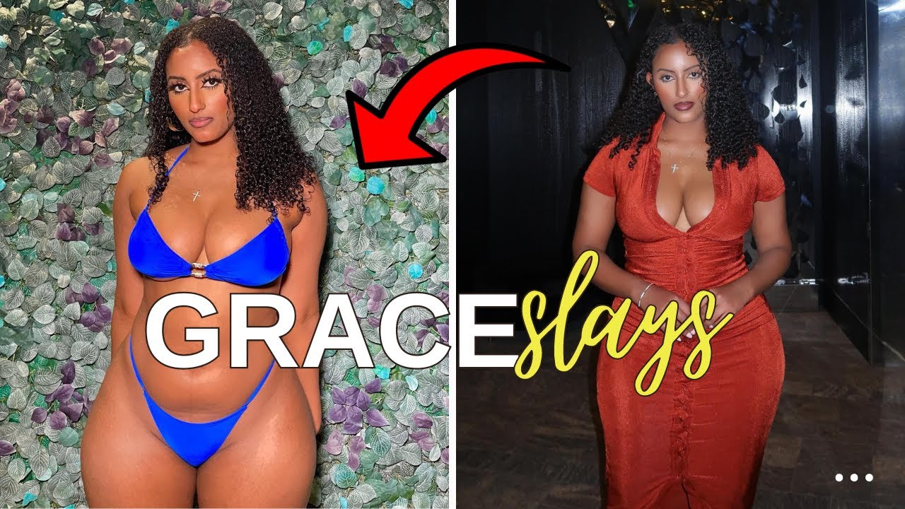 GRACEFUL MEY DAZZLES | Curvy Plus Size Fashion Model | asmr fashion