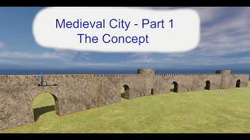 UE5 - Building Medieval City - Part 1 - The Concept