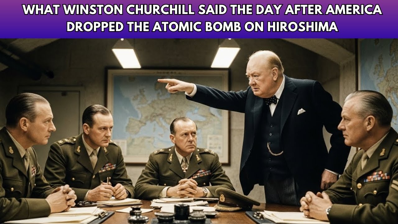 What Winston Churchill Said the Day After America Dropped the Atomic Bomb on Hiroshima