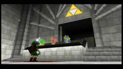 Legend of Zelda Ocarina of Time Opening the Door of Time
