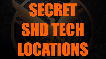 Secret SHD Tech location White House Area The Division 2