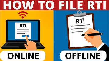 How To File RTI 2025 Online and offline | RTI Application Process