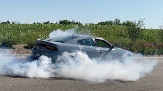 Burnout! 2021 Dodge Charger SRT Hellcat Redeye
