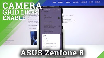 How to Use Camera Gridlines in ASUS Zenfone 8 – Activate Gridlines