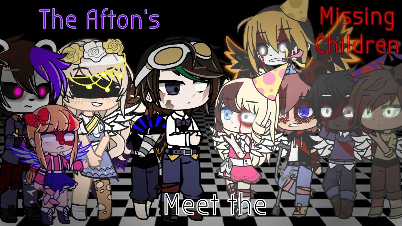 The Afton's Meet The Missing Children // FNaF Afton Family // AU - YouTube