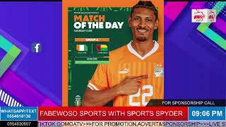 COTE DIVOIRE VS GUINEA BISSAU   \n\nAFCON23 LIVE COMMENTARY WITH SPORTS SPYDER